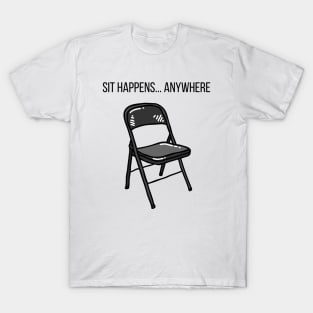 Folding Chair Funny T-Shirt